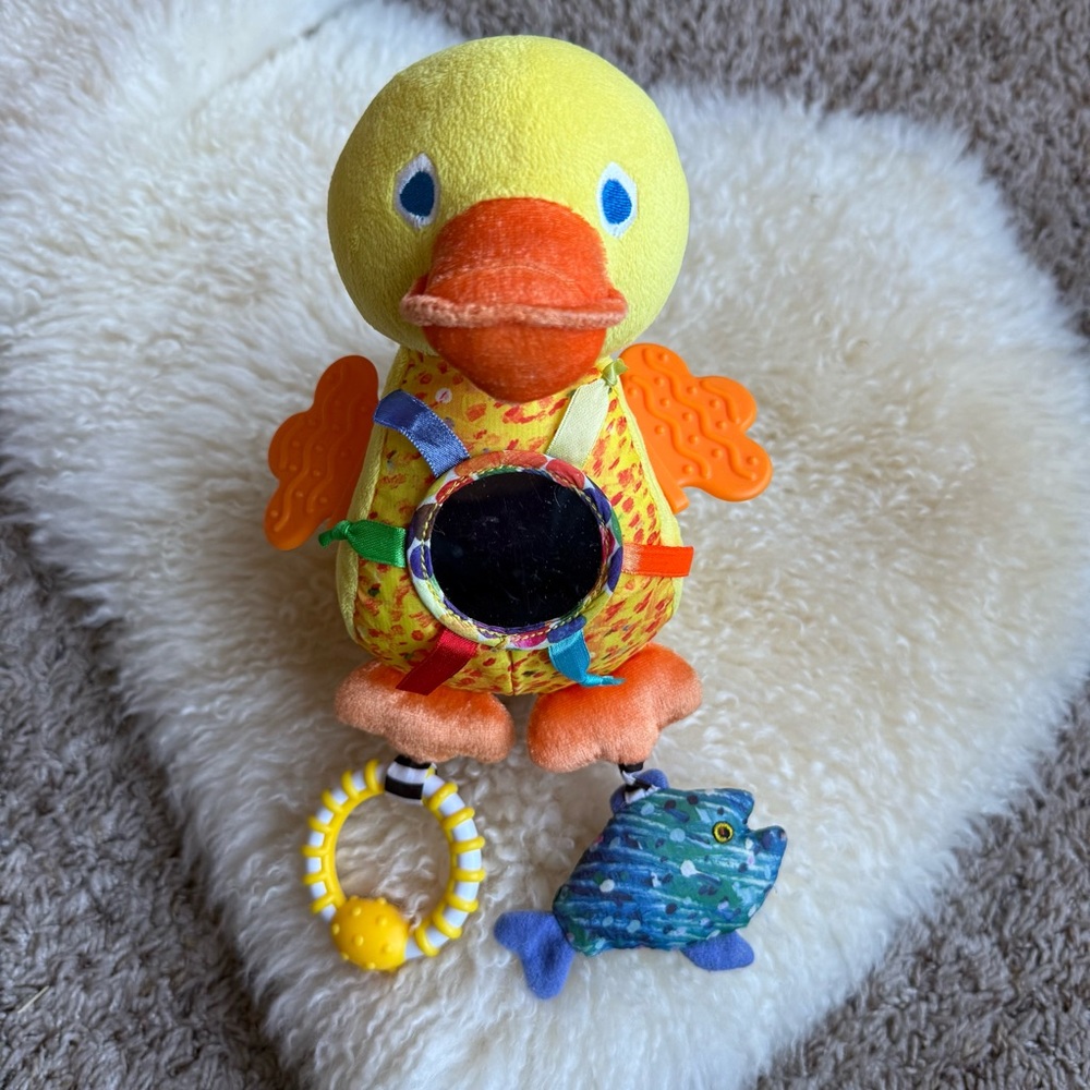 The World of Eric Carle taggie yellow duck developmental stroller toy